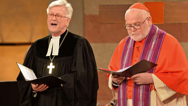 Heinrich Bedford-Strohm und Kardinal Reinhard Marx beim Versöhnungsgottesdienst