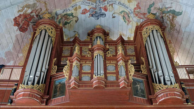 Prospekt der Schnitger-Orgel in Hamburg-Neuenfelde