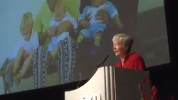 Dr. Katja Lembke bei ihrer Andacht vor der EKD-Synode 2017 in Bonn