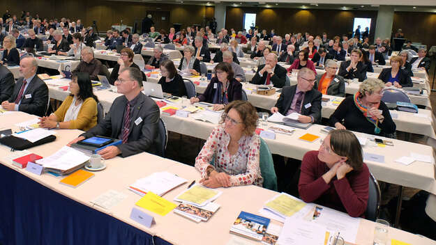 Plenum der Synode 2018 in Würzburg