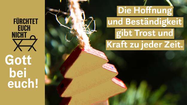 Gott bei euch - Social Media Grafik Tannenbaum