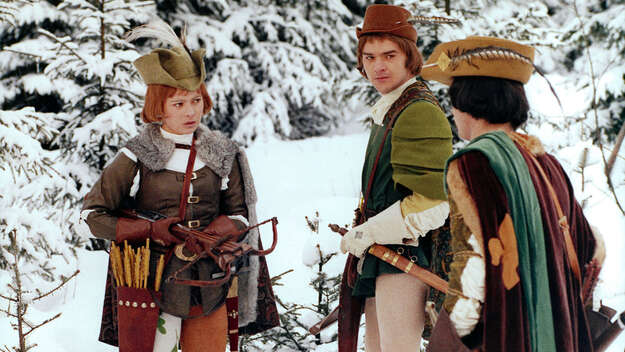 Szene aus dem Märchenfilm 'Drei Haselnüsse für Aschenbrödel'