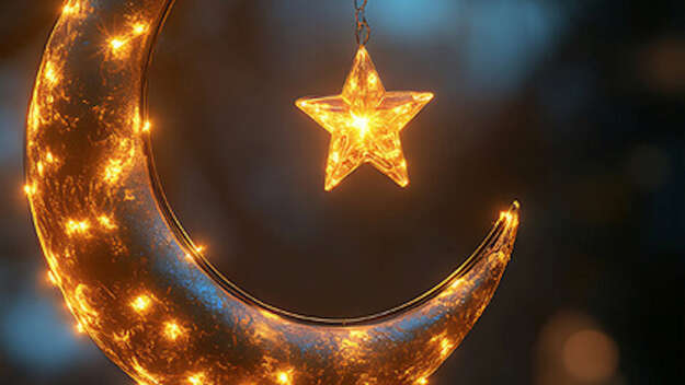 Ein Stern als Weihnachtsschmuck