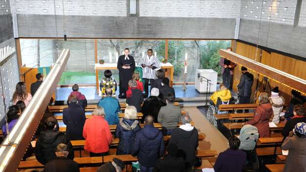 Gottesdienst in der Glaubenskirche Wien