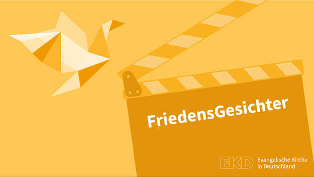 Friedenstaube und „FriedensGesichter“