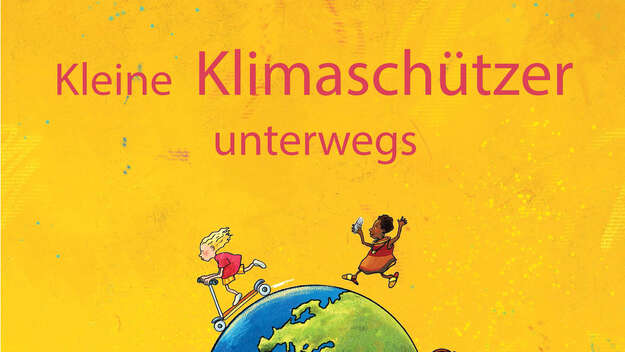 Ausschnitt aus dem Plakar 'Kindermeilen' der Aktion 'Kleine Klimaschützer unterwegs'