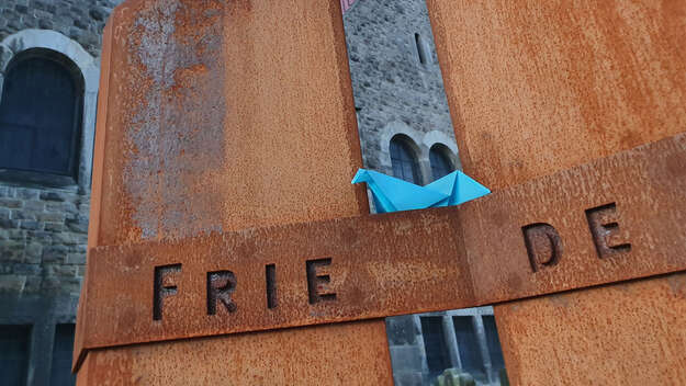 Teilnehmerbild der Aktion Friedenstaube basteln