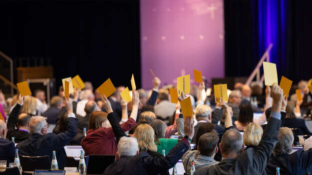 Plenum der EKD Synode 2025 in Dresden