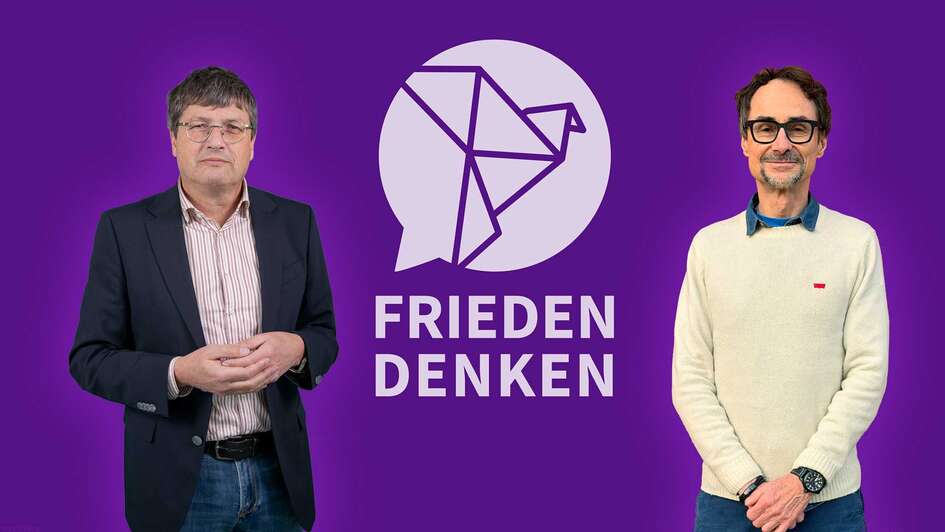 Cover Podcast 'Frieden denken' Folge 12