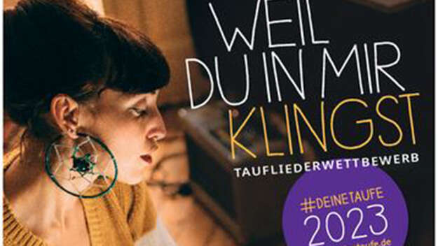 Plakat Taufliederwettbewerb