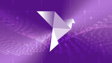 Friedenstaube in Origamiform