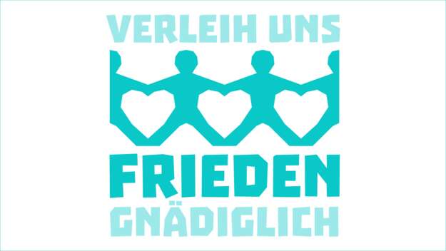 Webbanner zur Friedensaktion #verleihunsfrieden