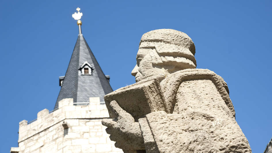 Das Thomas-Müntzer-Denkmal in Mühlhausen