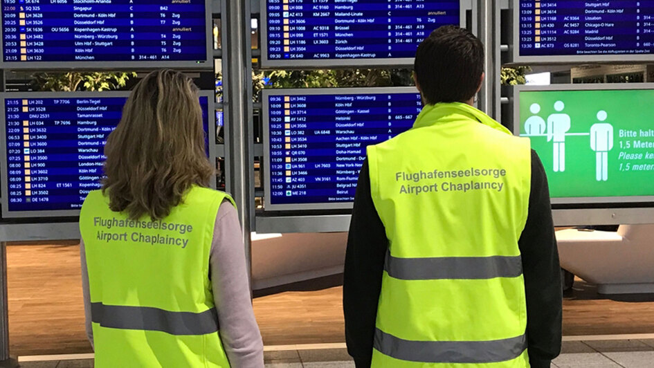 Flughafenseelsorger am Frankfurter Flughafen