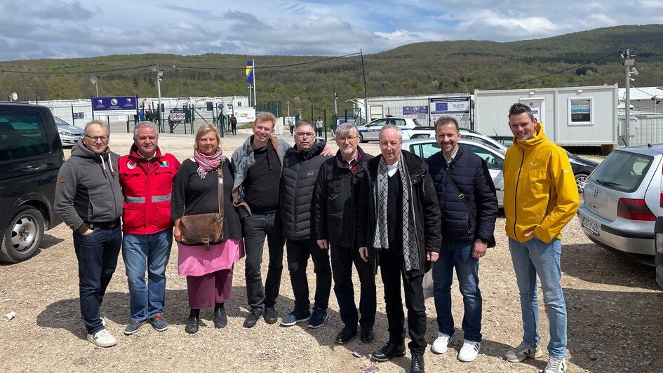 Delegationsreise von Bischof Christian Stäblein entlang der Flüchtlingsroute entlang dem Balkan.