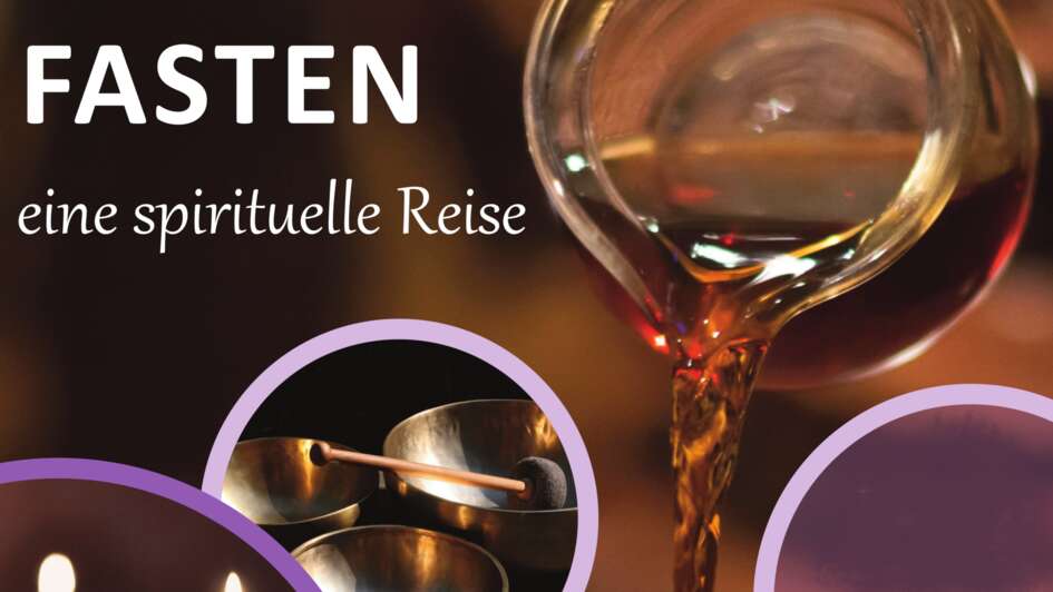 Ausschnitt des Flyers 'FASTEN - eine spirituelle Reise'