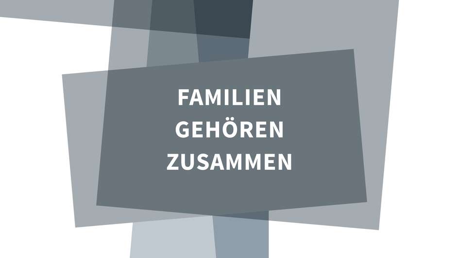 Familien gehören zusammen