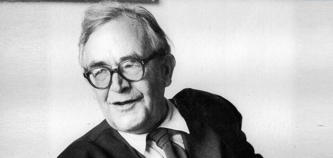 Portrait des Theologen Karl Barth von 1955