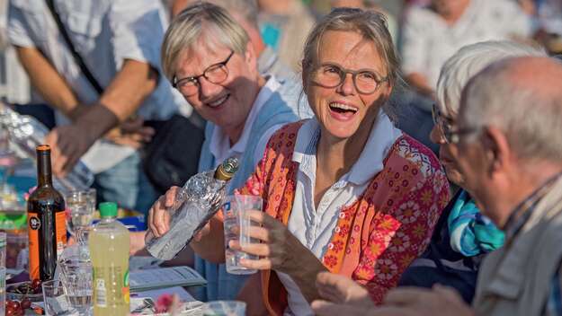 Ökumenisches Feierabendmahl beim Kirchentag 2019