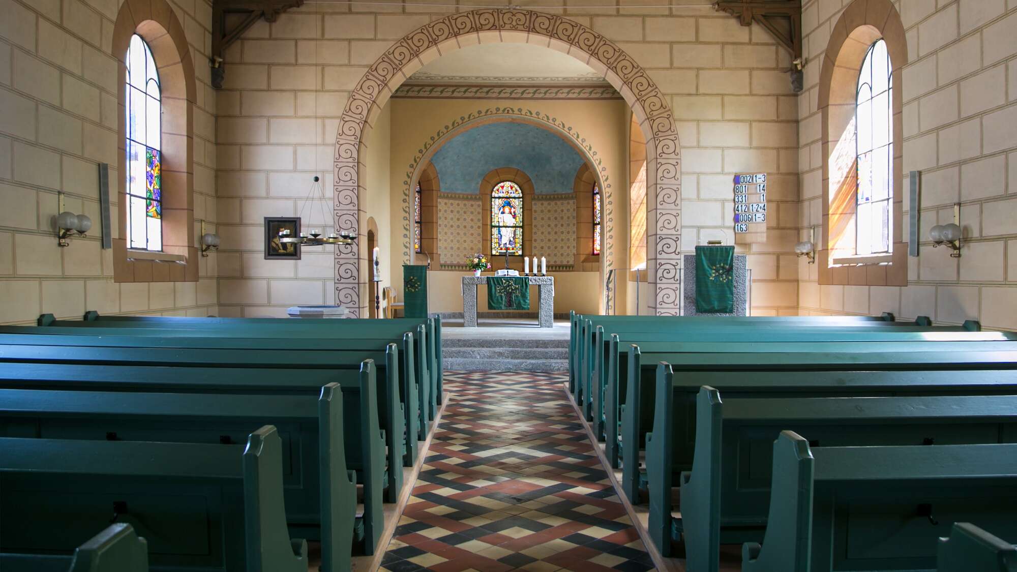 Kirchenschiff der Christuskirche Mitterteich