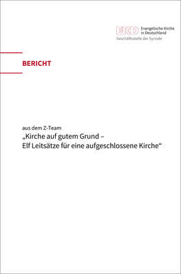 Cover 11 Leitsätze für eine aufgeschlossene Kirche