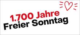 Logo 1700 Jahre freier Sonntag