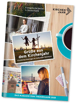 Cover EKD-Magazin „Grüße aus dem Kirchenjahr“