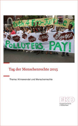 Cover 'Klimawandel und Menschenrechte'