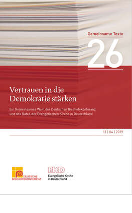 Cover 'Vertrauen in die Demokratie stärken'