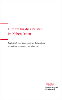 Cover Fürbitte Christen im Nahen Osten