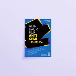 Plakat (blau) – mit Unterzeile