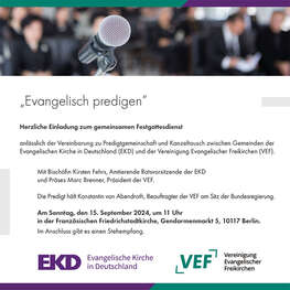 Flyer zum Festgottesdienst