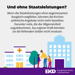 Grafik: Und ohne Staatsleistungen?