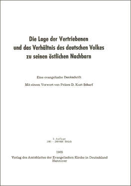 Cover der Ostdenkschrift der EKD Cover der Ostdenkschrift der EKD