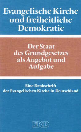 Cover: Evangelische Kirche und freiheitliche Demokratie