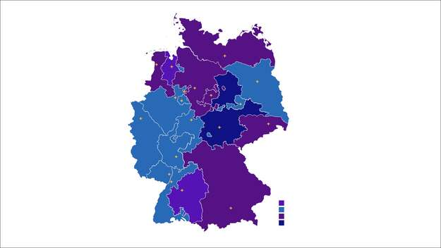 Map of the Regional churches.